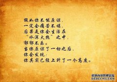 原谅我的能力是什么？
